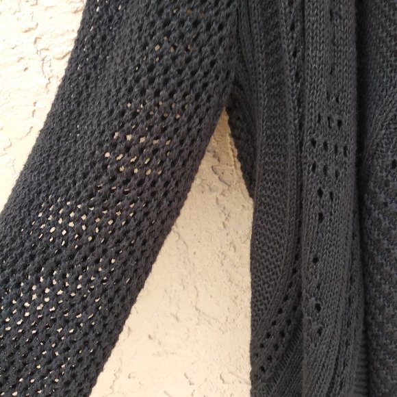 JONES NEW YORK SPORT TUNIC KNIT SHAWL SWEATER - Picture 2 of 9